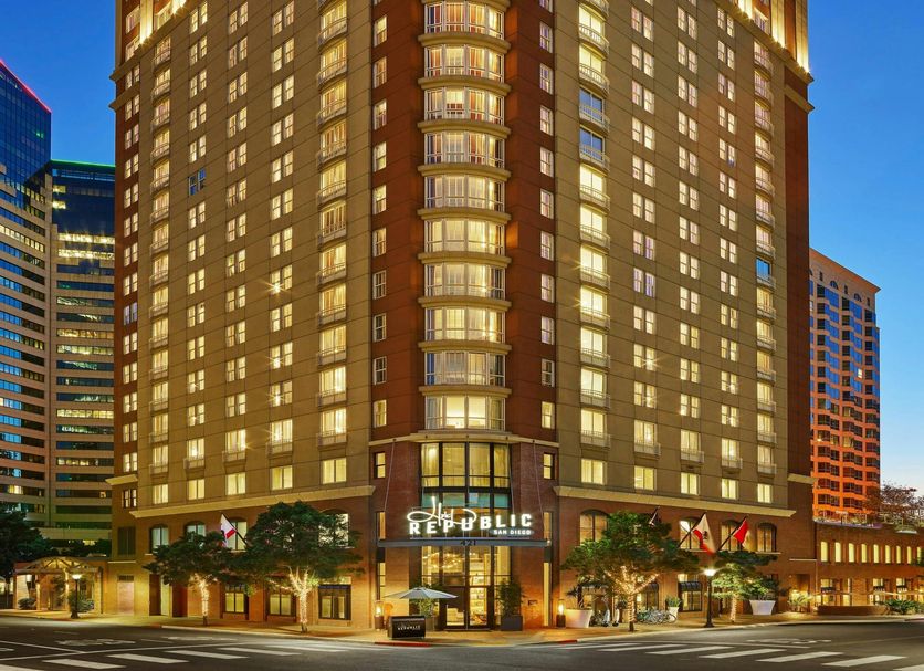 Hotel Republic San Diego rooftop terrace with downtown views